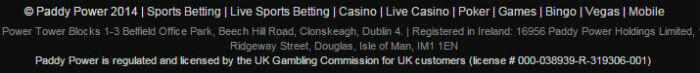 Gambling Commission Paddy Power