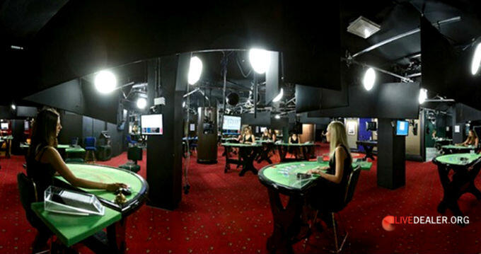 Generic tables on the main floor in the Riga studio