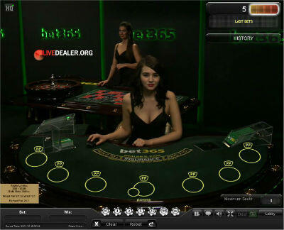Private live blackjack tables