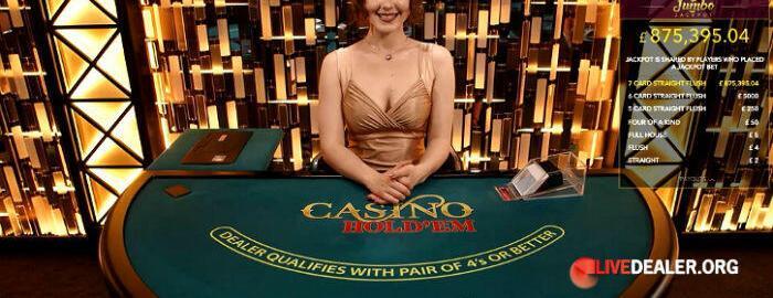 Live Casino Hold'em Poker