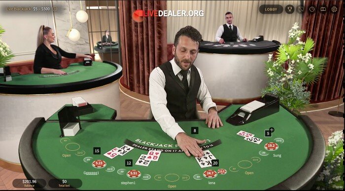 NetEnt Live Blackjack