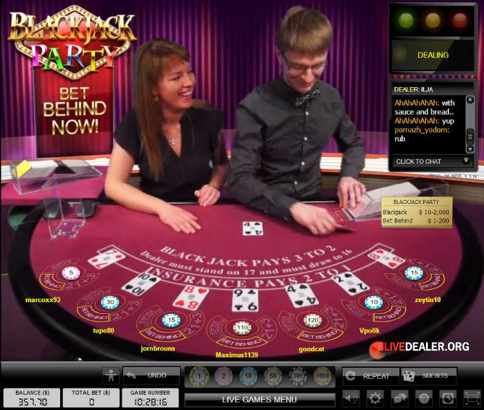 evolutionpartyblackjack