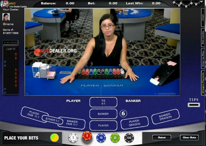 Visionary iGaming super 6 baccarat | Livedealer.org