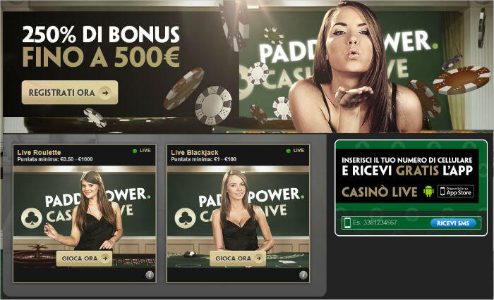 paddy power Italy