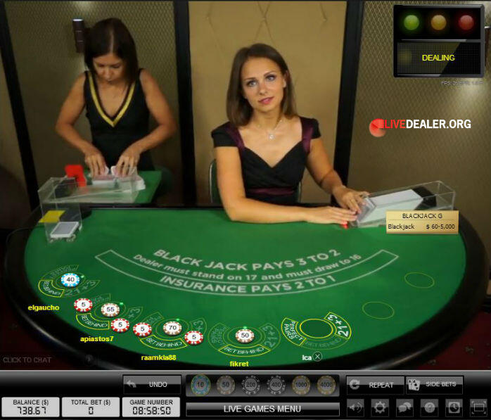 Live dealer Darja