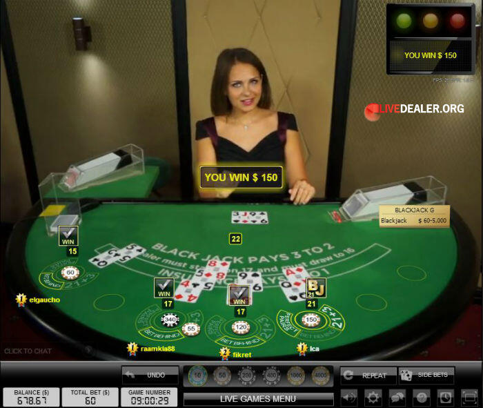 Live dealer Darja