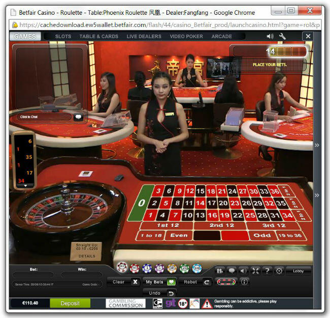 Dealer fangfang at Betfair