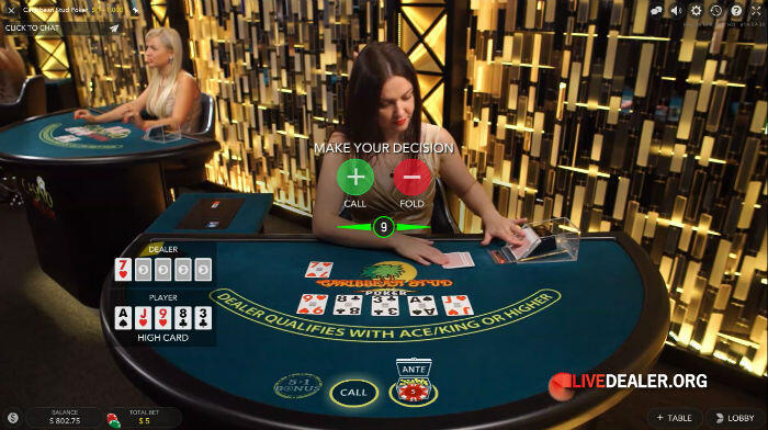 Evolution Caribbean Stud Poker