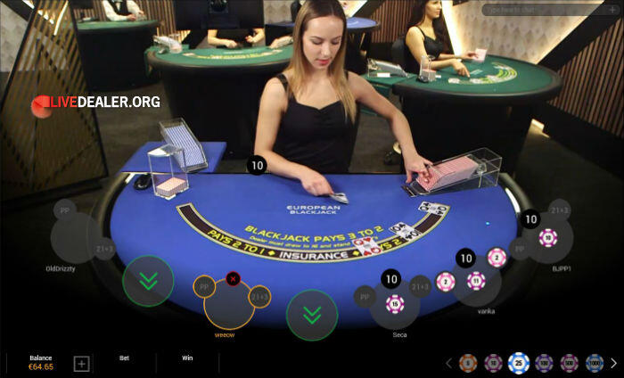Playtech VIP live blackjack