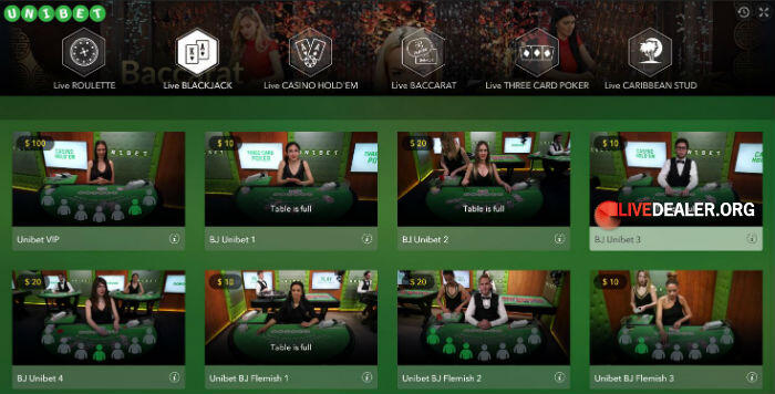 unibetblackjacklobby