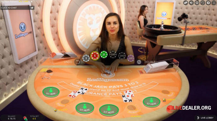 Leo Vegas live blackjack