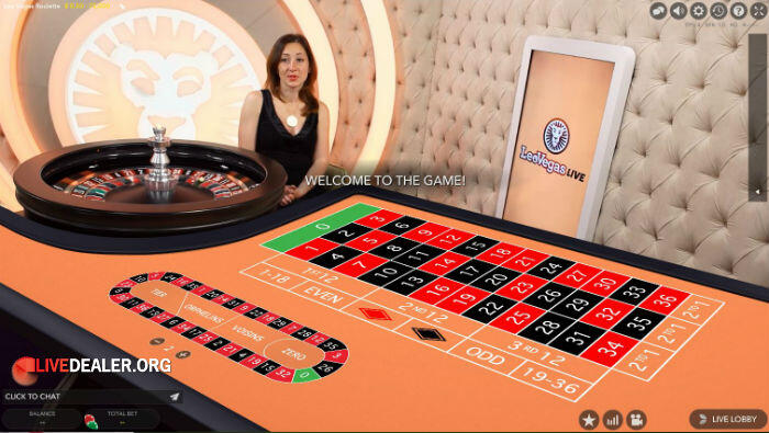 Leo Vegas live roulette