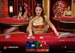 Ezugi No Commission Baccarat deal
