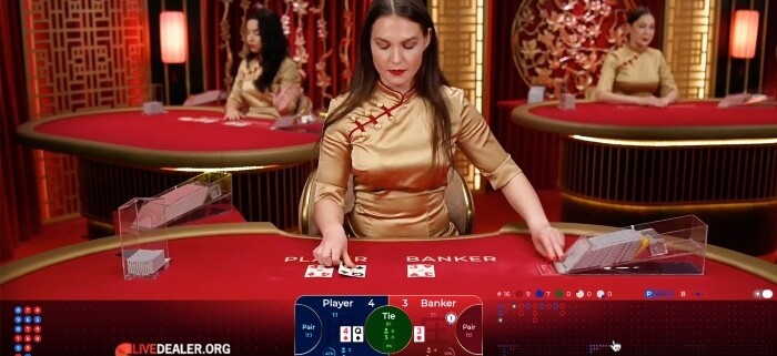 Ezugi No Commission Baccarat deal