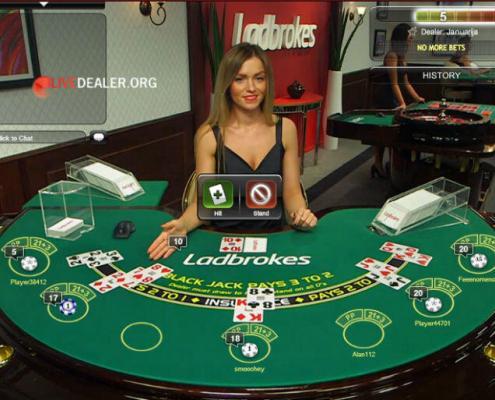 Ladbrokes low limit live blackjack