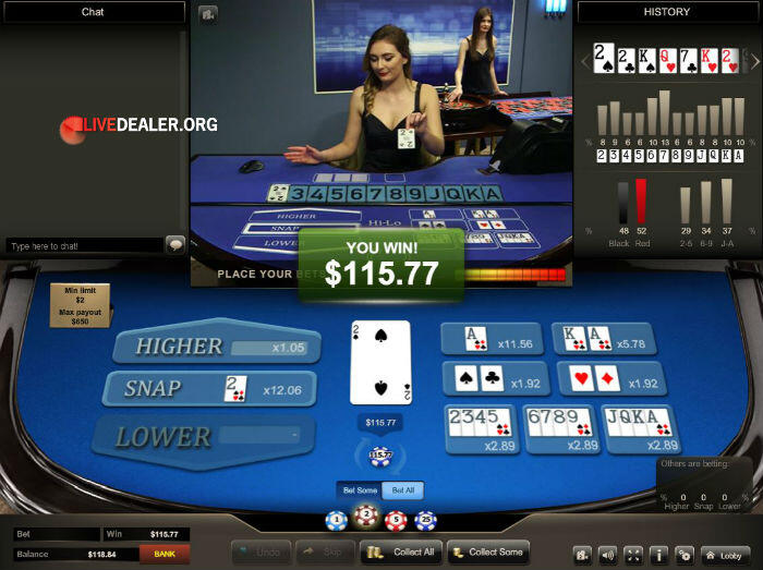 Live dealer Dorisa