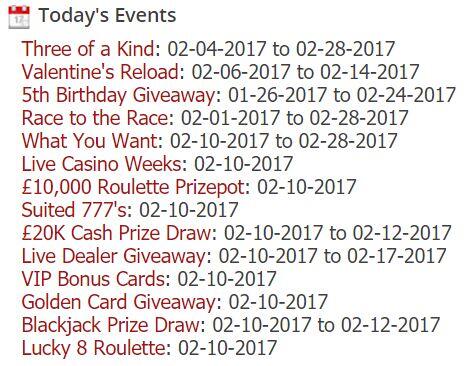 Live dealer casino promotions
