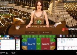 Playtech grand baccarat Commission mode