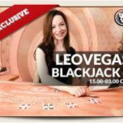 More Leo Vegas private blackjack tables