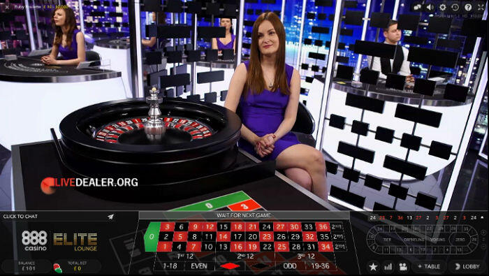 888 ELite Lounge roulette