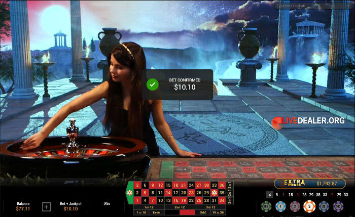 Playing AGE of GODS roulette