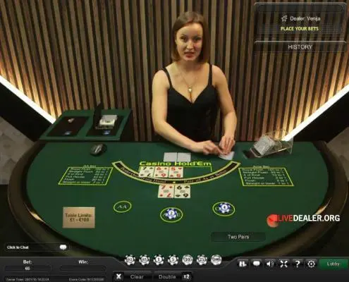 Playtech Live Casino Hold'em Poker