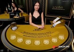 Playtech Blackjack SoireeVIP