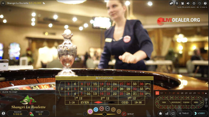 Shangri La Casino Live Roulette