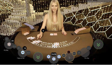 Playtech Royale blackjack video