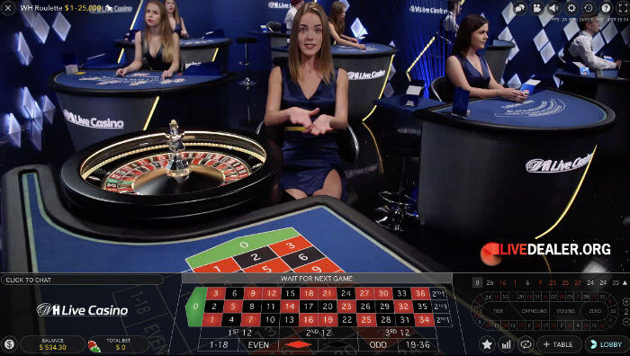 WH Roulette new live table