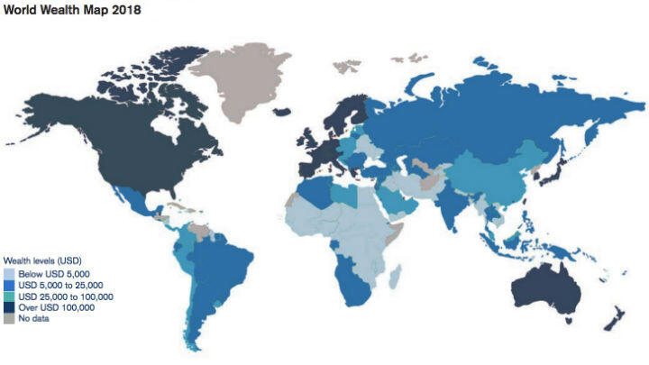 world wealth map