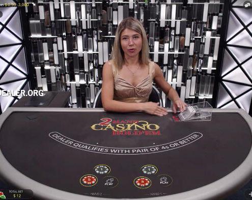 2 Hand Casino Hold'em placebets