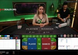 Playtech VIP Baccarat Commission mode win