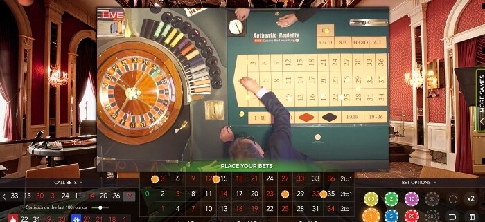 Bad Homburg Roulette placebets