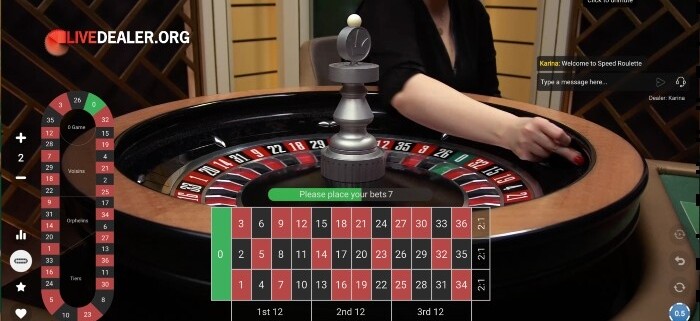 Pragmatic Play speed roulette placebets