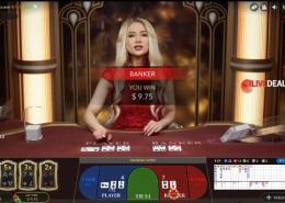 lightning baccarat win