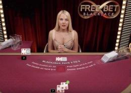 evolution free bet blackjack video