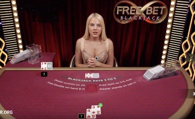evolution free bet blackjack video