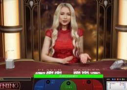 evolution lightning baccarat video