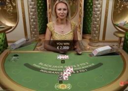 evolution salon prive blackjack video