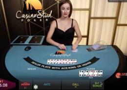 playtech casino stud poker video