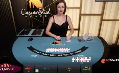 playtech casino stud poker video