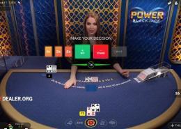power blackjack decision