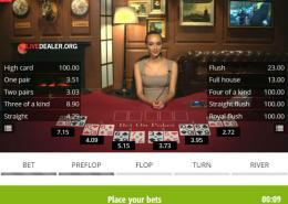 Bet on Poker preflop