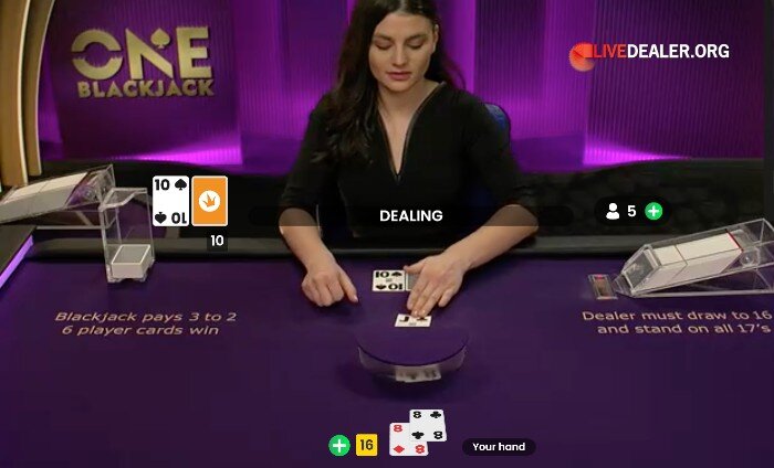 ONEBlackjack-dealing