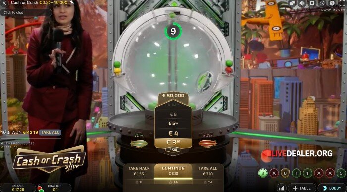 Cash or Crash take all