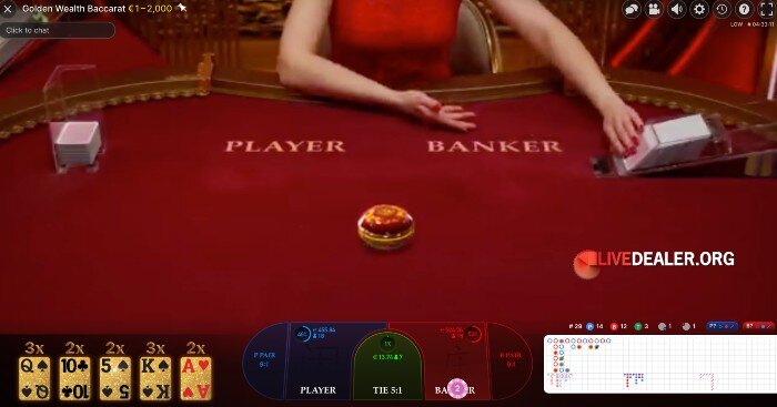 Golden Wealth Baccarat GoldenCards