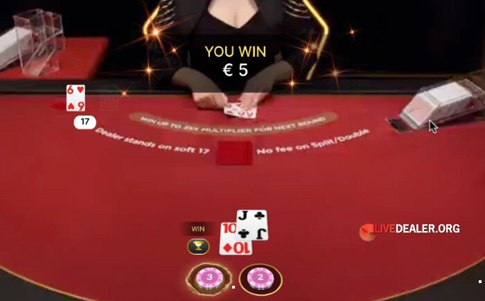 Lightning Blackjack 2x and regular