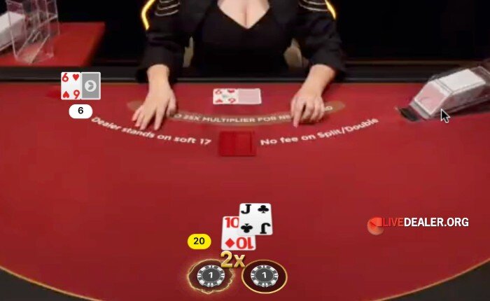 Lightning Blackjack 2x ringfenced