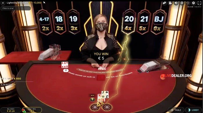 Lightning Blackjack 4x